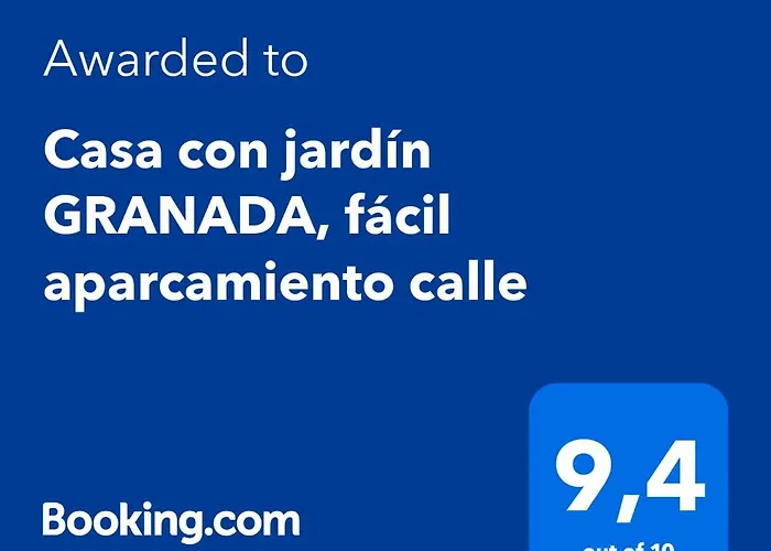 Casa con jardín GRANADA, fácil aparcamiento calle